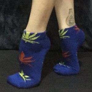 SOLD Plant Life Ankle Sock